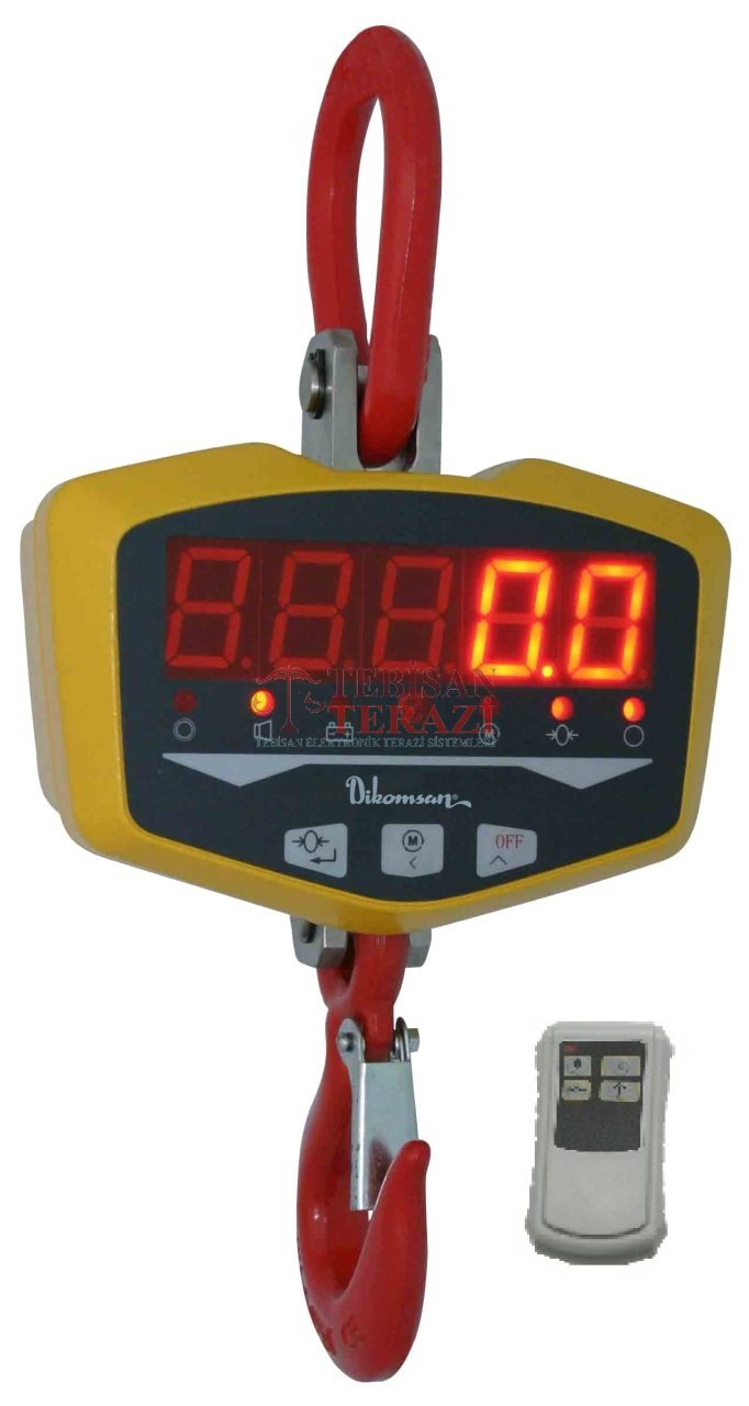 DİKOMSAN VİNÇ BASKÜLÜ OCS-JC 3TON 500GR TARTIM