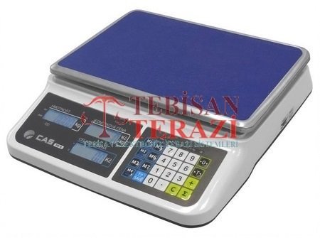 CAS PR-PLUS 15KG 2/5GR FİYAT HESAPLAMALI TERAZİ