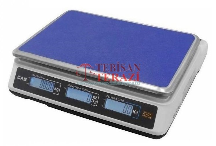 CAS PR-PLUS 15KG 2/5GR FİYAT HESAPLAMALI TERAZİ
