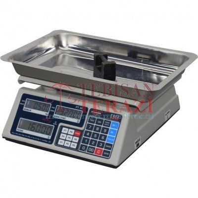 TESS PT-30KG 5/10GR FİYAT HESAPLAMALI TERAZİ