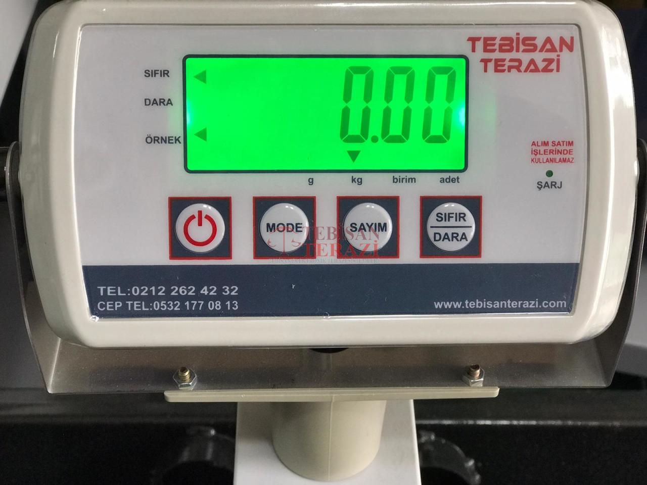 TEBİSAN CANLI HAYVAN BASKÜLÜ 600KG 200GR 70x100 KÜÇÜKBAŞ TARTIM SC