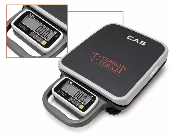 CAS PB 150 Kg 5 Gr Mobil Onaylı Ticari Tartım Baskülü 35x61 | Dijital Terazi