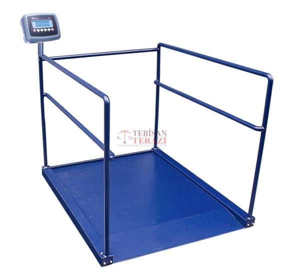 Dikomsan CW Medikal Diyaliz Baskülü 300 Kg 100 Gr 90x120 Tek Rampa | Hastane Tipi Medikal Baskül – TEBİSAN TERAZİ