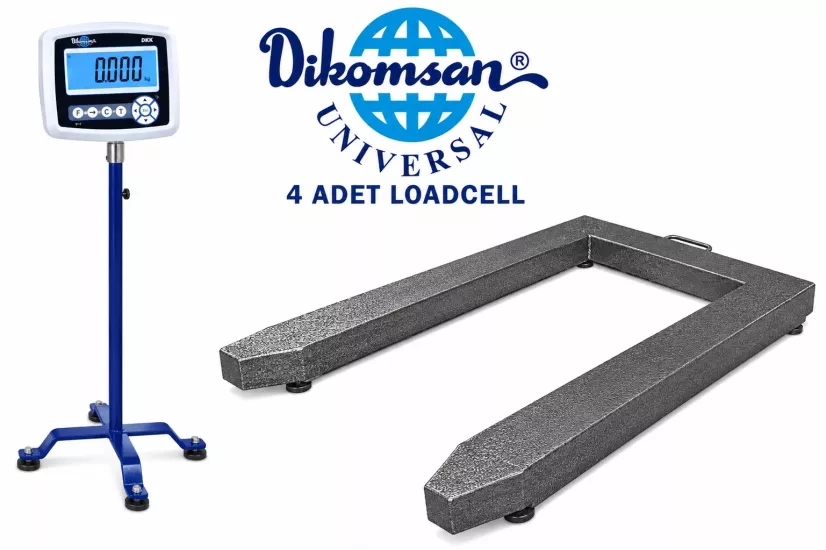 Dikomsan RCW-U 1500 Kg U Tipi Platform Baskül 120x84 | 4 Loadcell Endüstriyel Palet Tartım Baskülü – TEBİSAN TERAZİ