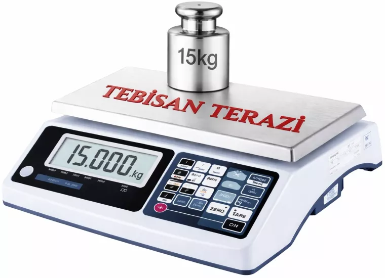Dikomsan CWTM15 - CWT-M 15 Kg 0,5 Gr Hassas Tartım Terazisi | TEBİSAN TERAZİ