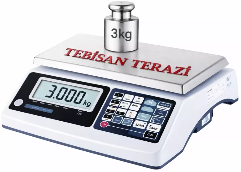 Dikomsan CWTM3 - CWT-M 3 Kg 0,1 Gr Hassas Tartım Terazisi | TEBİSAN TERAZİ
