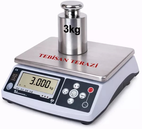 Dikomsan QWH3 - QW-H 3 Kg 0,05 Gr Hassas Tartım Terazisi | TEBİSAN TERAZİ