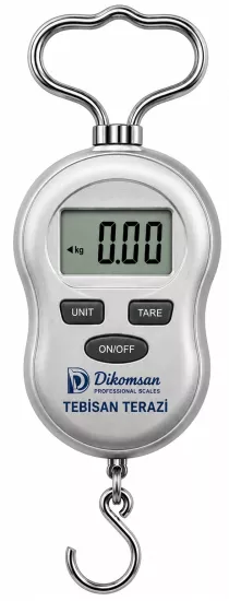 Dikomsan DGC 50 Kg 20 Gr Vinç Baskülü | Kancalı Çengel Baskül | Askı Tipi Terazi | TEBİSAN TERAZİ