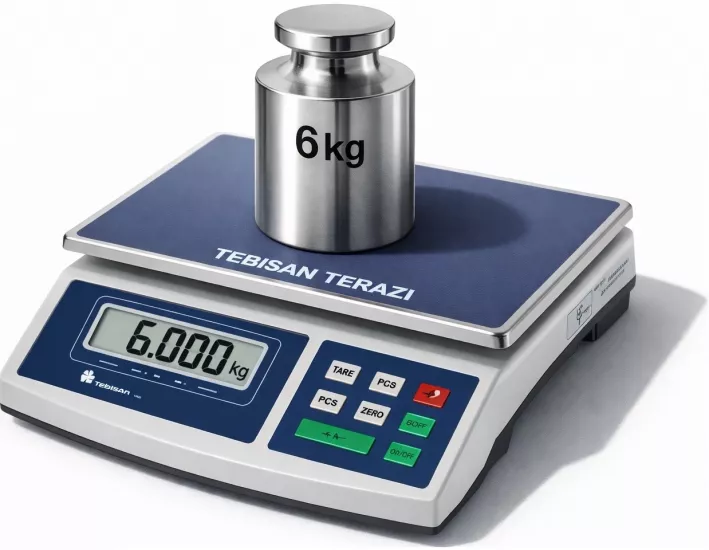 DİKOMSAN ACS-Z6 6 Kg 0,2 Gr Hassas Terazi | Profesyonel Tartım Terazisi