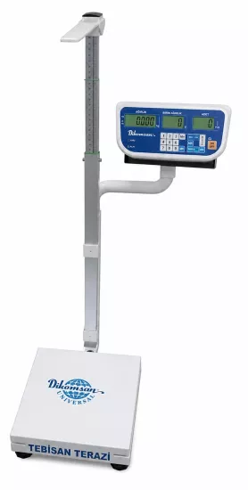 Dikomsan BMI Kilo Boy Ölçer Baskül 200 Kg 50 Gr 35x40 | Medikal BMI Tartım Baskülü – TEBİSAN TERAZİ