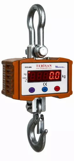 Dikomsan OCS-MN 500 Kg 100 Gr Vinç Baskülü | Kancalı Çengel Baskül | Askı Tipi Terazi | TEBİSAN TERAZİ