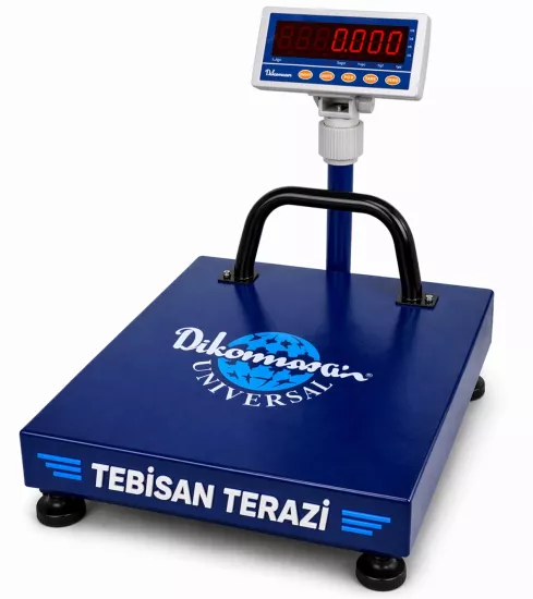 Dikomsan HCT-EL 150 Kg 20 Gr Tartım Baskülü | 35x40 Platform Baskül - TEBİSAN TERAZİ