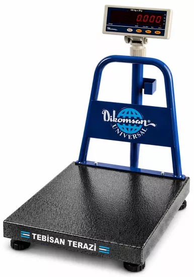 Dikomsan HCT-EL 300 Kg 50 Gr Tartım Baskülü | 60x70 Platform Baskül - TEBİSAN TERAZİ