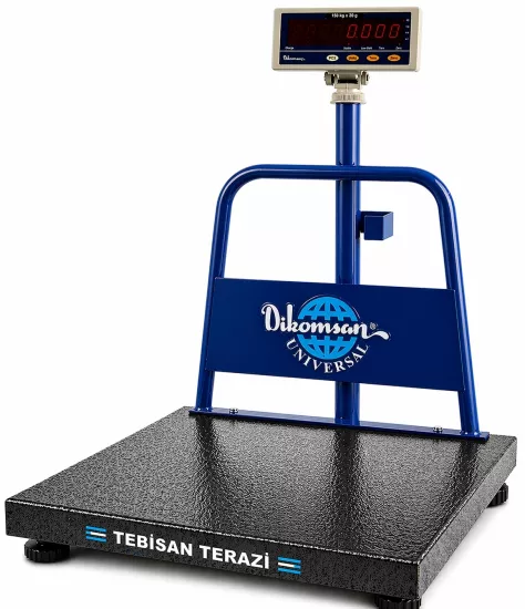 Dikomsan HCT-EL 600 Kg 100 Gr 80x90 Tartım Baskülü | Endüstriyel Baskül - TEBİSAN TERAZİ
