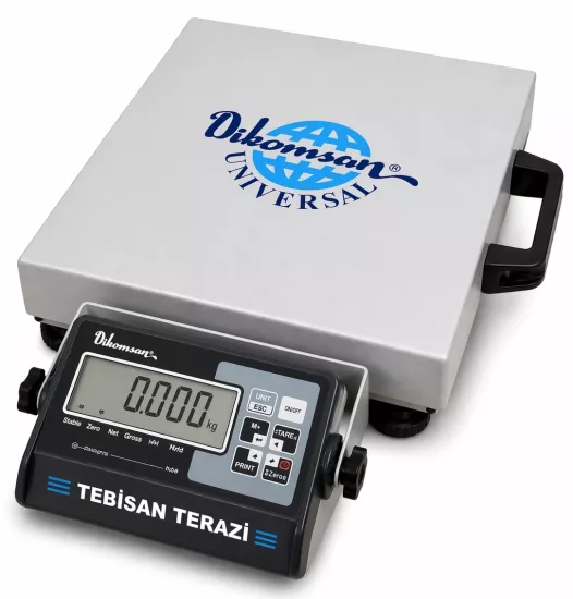 Dikomsan MS-RAW 300 Kg 50/100 Gr Mobil Taşınabilir Onaylı Ticari Tartım Baskülü 50x60 | Dijital Terazi