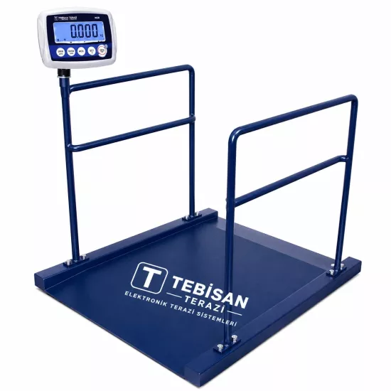 Dikomsan RCW Onaylı Medikal Diyaliz Baskülü 300 Kg 100 Gr 90x120 Çift Rampa | Hastane Tipi Baskül – TEBİSAN TERAZİ