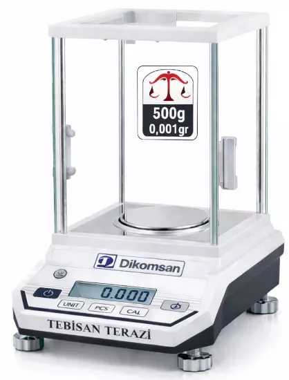 Dikomsan EHB-500 500gr 0.001gr (1mg) Hassas Terazi Fiyatları | Tebisan Terazi