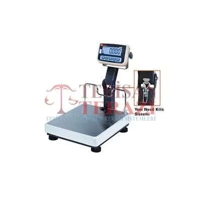 Tartım Baskülü 300 Kg 50/100 Gr | TEM EKO LCD 50x60 Katlanır Boyunlu Baskül