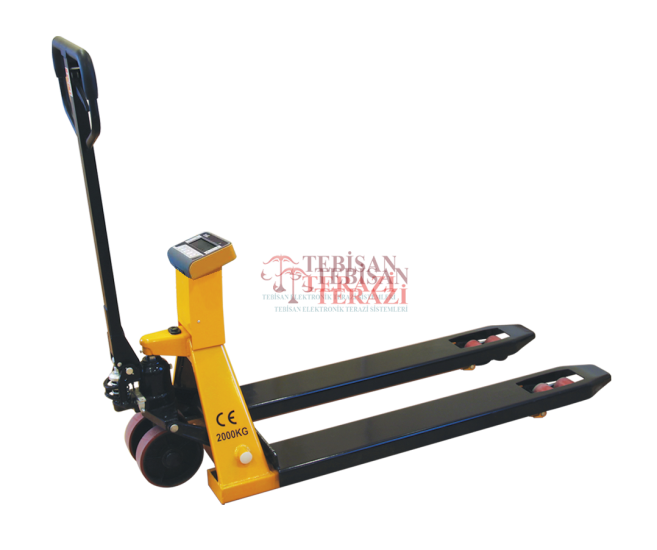 TEM EKO 3000 Kg 1 Kg Tartım Transpalet Baskülü | Elektronik Transpalet Terazi | TEBİSAN TERAZİ
