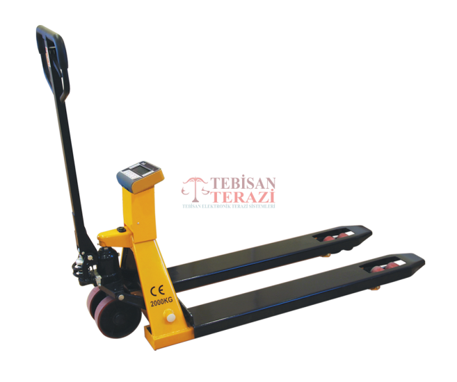 TEM EKO 2000 Kg 1 Kg Tartım Transpalet Baskülü | Elektronik Transpalet Terazi | TEBİSAN TERAZİ