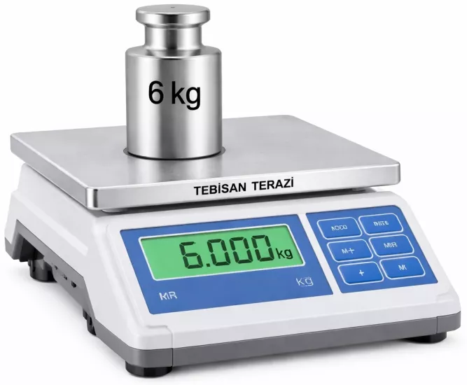 TEM GTS6X02 - GTS 6 Kg 0,2 Gr Tartım Terazisi | TEBİSAN TERAZİ