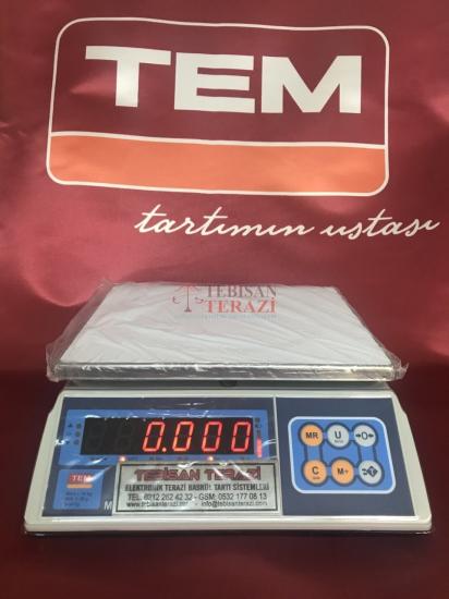 TEM MTD 30 Kg 1 Gr Tartım Terazisi | TEBİSAN TERAZİ