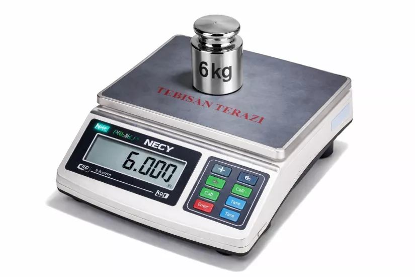 Neck JCS-B 6 Kg x 0,2 Gr Hassas Tartım Terazisi | Dijital Terazi - TEBİSAN TERAZİ