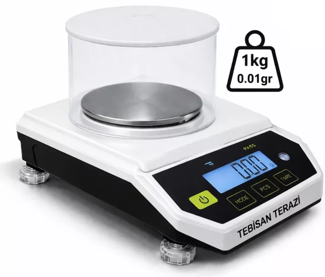 0,01 Gr Hassas Terazi 1 Kg | NECK FLY Laboratuvar Hassas Terazi