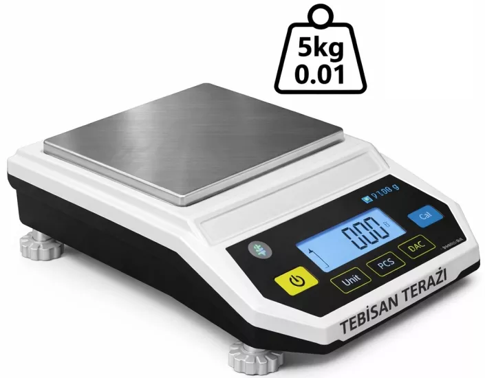 0,01 Gr Hassas Terazi 5 Kg | NECK FLY Laboratuvar Hassas Terazi