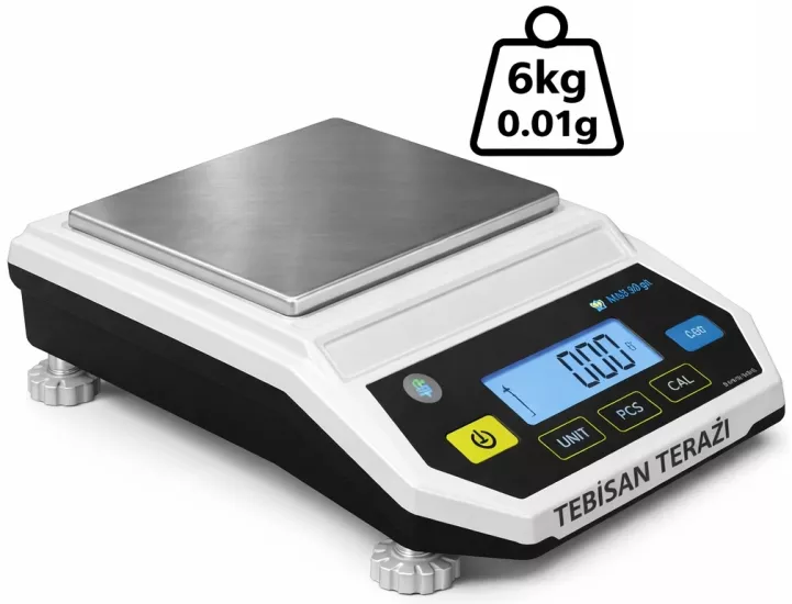 0,01 Gr Hassas Terazi 6 Kg | NECK FLY Laboratuvar Hassas Terazi