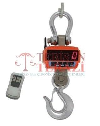 Dikomsan OCS-JE 10 Ton 2 Kg Vinç Baskülü | Kancalı Çengel Baskül | Askı Tipi Terazi | TEBİSAN TERAZİ