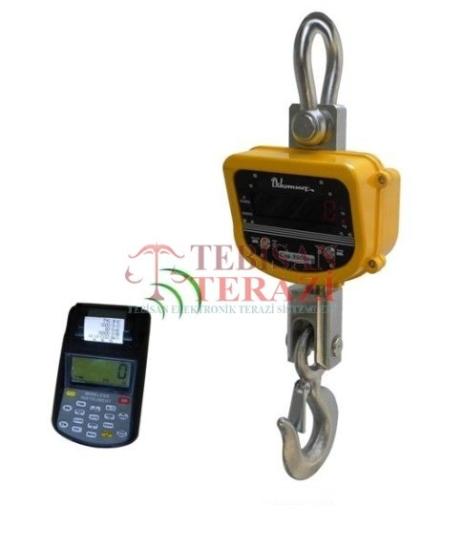 Dikomsan OCS-SX 3 Ton 500 Gr Yazıcılı Vinç Baskülü | Kancalı Çengel Askı Tipi Terazi | TEBİSAN TERAZİ