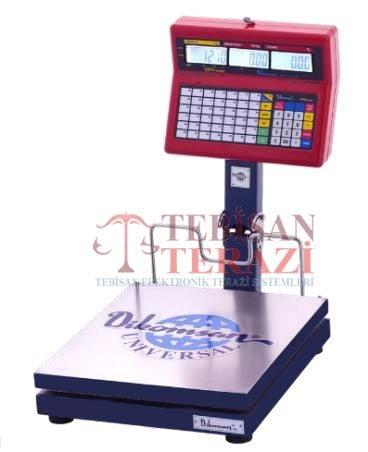 Dikomsan OPN-WYSK 60 Kg 10/20 Gr Fiyat Hesaplamalı Baskül | Pazarcı Terazisi 35x40 | TEBİSAN TERAZİ