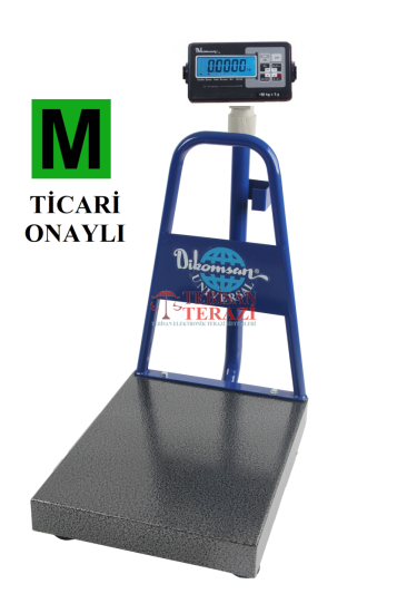 Dikomsan RAW 600 Kg 200 Gr Onaylı Ticari Tartım Baskülü 70x80 | Dijital Terazi