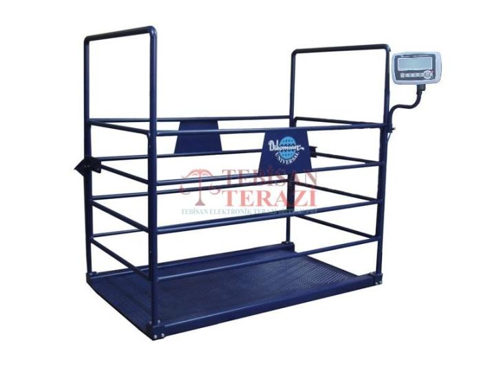 Dikomsan RCW 1500 Kg 500 Gr Canlı Hayvan Baskülü 120x200 | Büyükbaş Tartım Terazisi