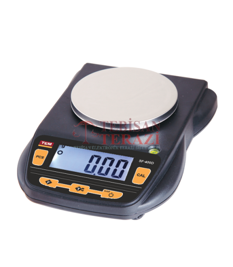 Hassas Terazi 500 Gr 0,01 Gr | TEM SF400 Dijital Hassas Tartım Terazisi