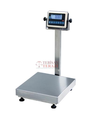 TEM TEB 150 Kg 50 Gr Paslanmaz Baskül | 40x50 Endüstriyel Tartım Terazisi | TEBİSAN TERAZİ