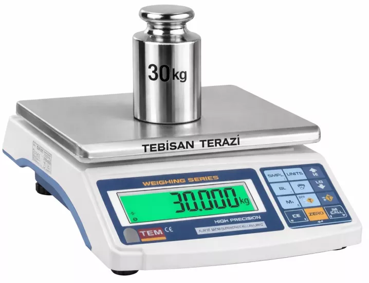 TEM AWS30X1 - AWS 30 Kg 1 Gr Tartım Terazisi | TEBİSAN TERAZİ