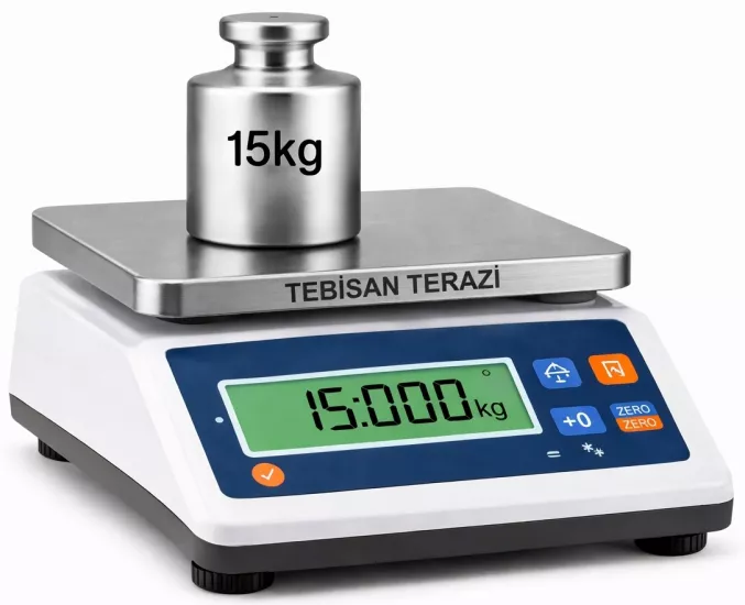 TEM NDS15X05 - NDS 15 Kg 0,5 Gr Tartım Terazisi | TEBİSAN TERAZİ