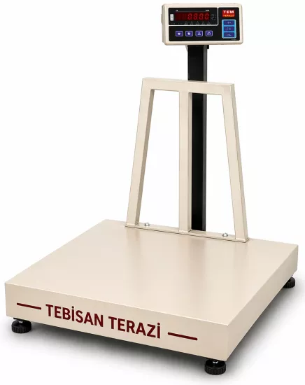 TEM TEB 600 Kg 100/200 Gr Tartım Baskülü 80x90 | Dijital Endüstriyel Terazi