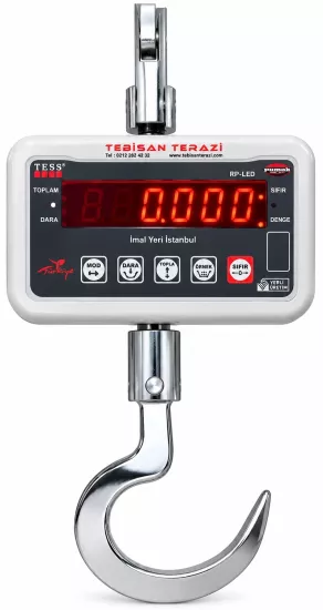 TESS EKO 600 Kg 200 Gr Vinç Baskülü | Kasap Kanca Çengel Baskül | Askı Tipi Terazi | TEBİSAN TERAZİ
