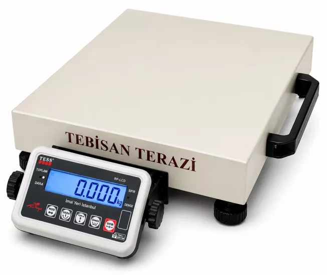 TESS RP 150 Kg 20/50 Gr Onaylı Ticari Tartım Baskülü 40x50 | Dijital Terazi