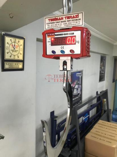 TEM CSH 500 Kg 100 Gr Vinç Baskülü | Kasap Kanca Çengel Baskül | Askı Tipi Terazi | TEBİSAN TERAZİ