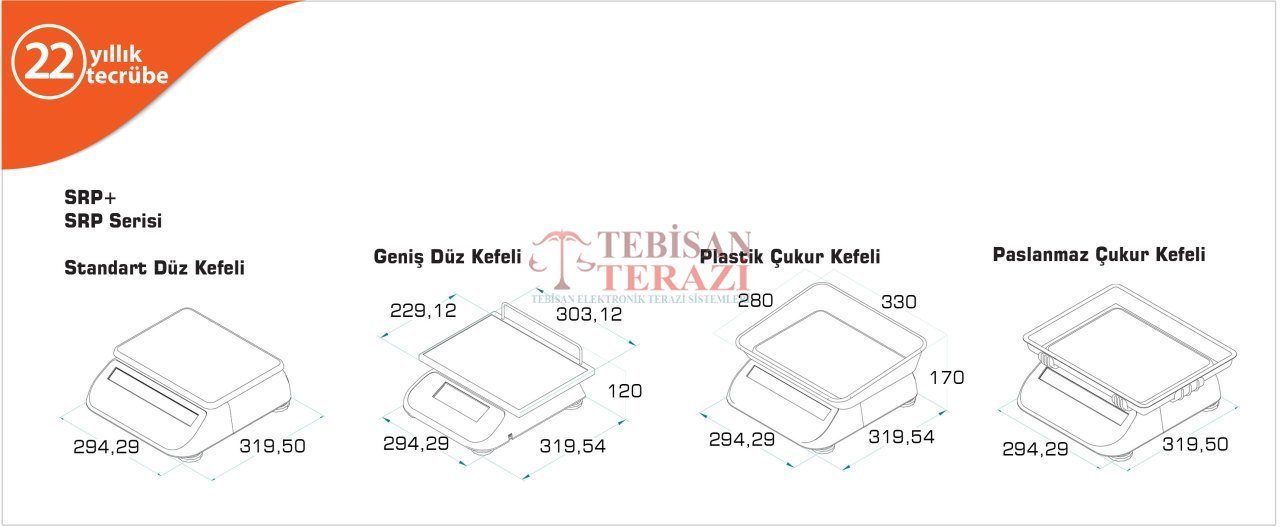 TEM SRP3 3KG 0,1GR TARTIM TERAZİSİ