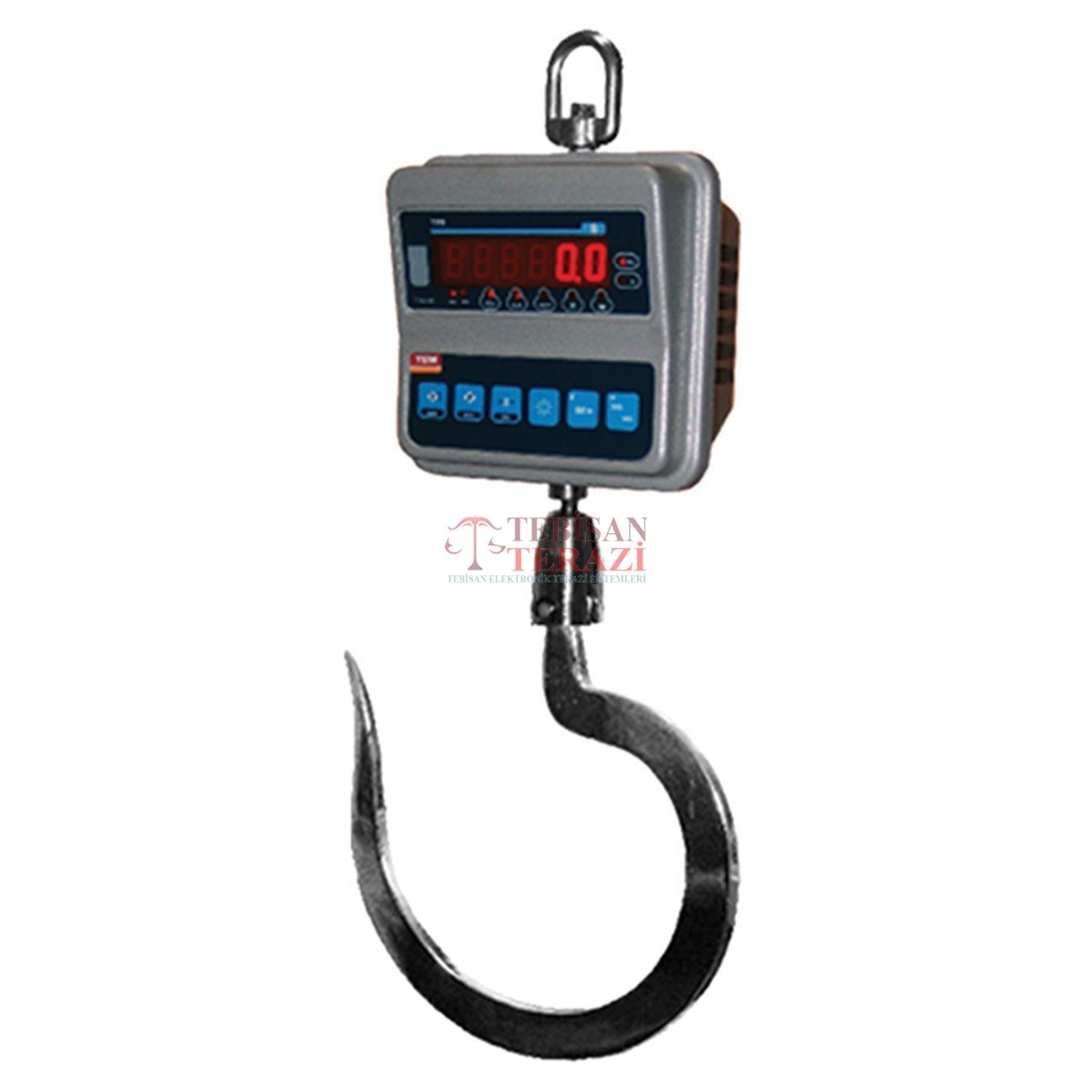 TEM ÇENGEL BASKÜLÜ 3000KG 100GR KASAP KANCALI TARTIM TEB