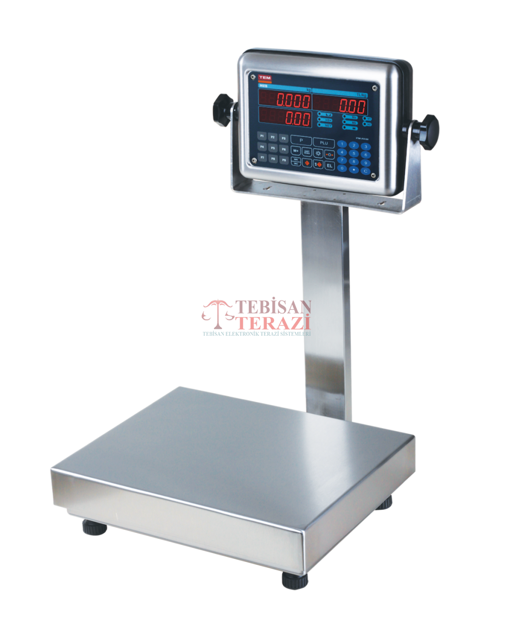 TEM TEB 60KG 2GR PASLANMAZ TERAZİ 28x35 CM