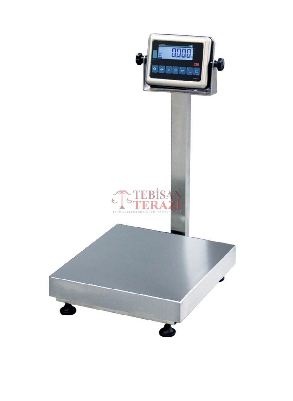 TEM TEB 600 KG 200 GR PASLANMAZ TARTIM BASKÜLÜ 80X90