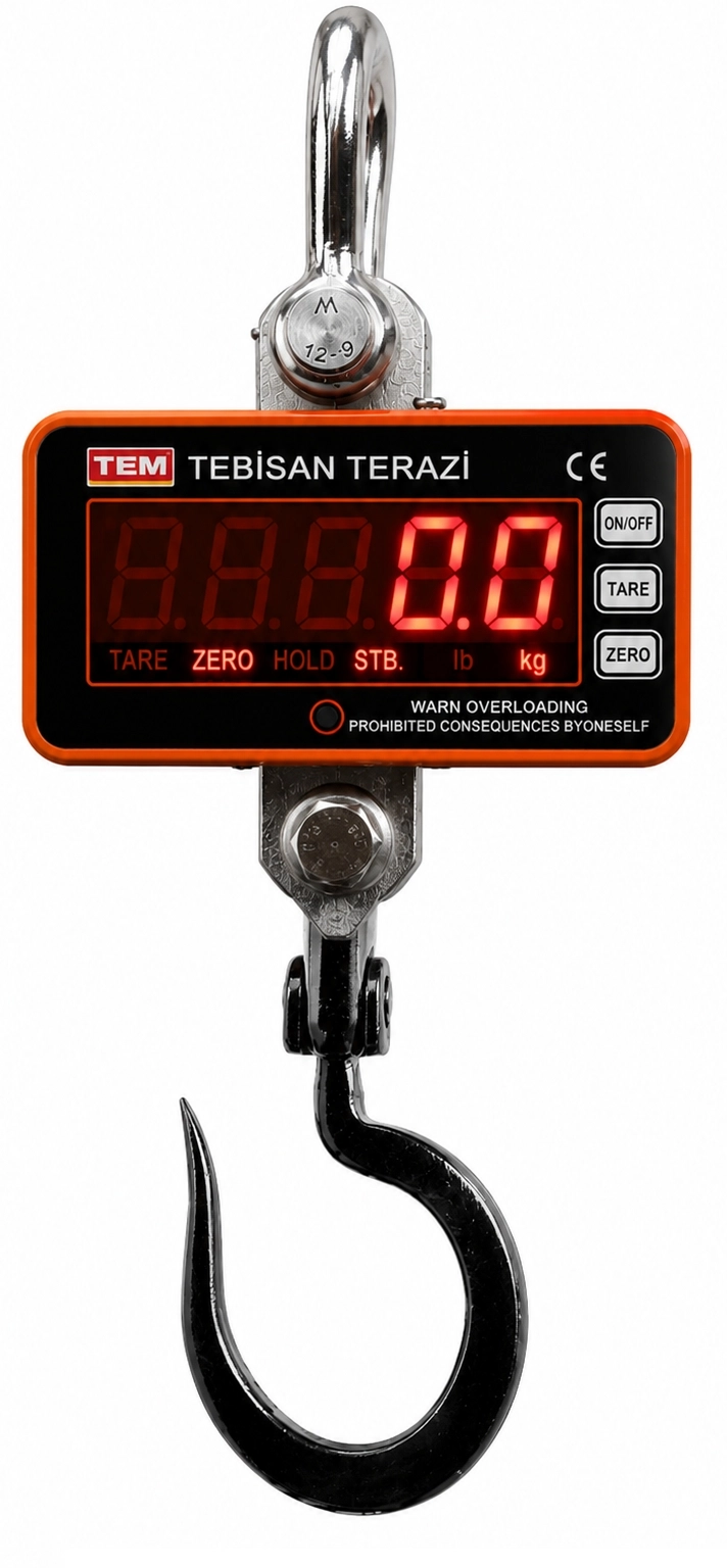 TEM CSH 1000 KG X 500 GR ÇENGEL BASKÜL KASAP KANCALI