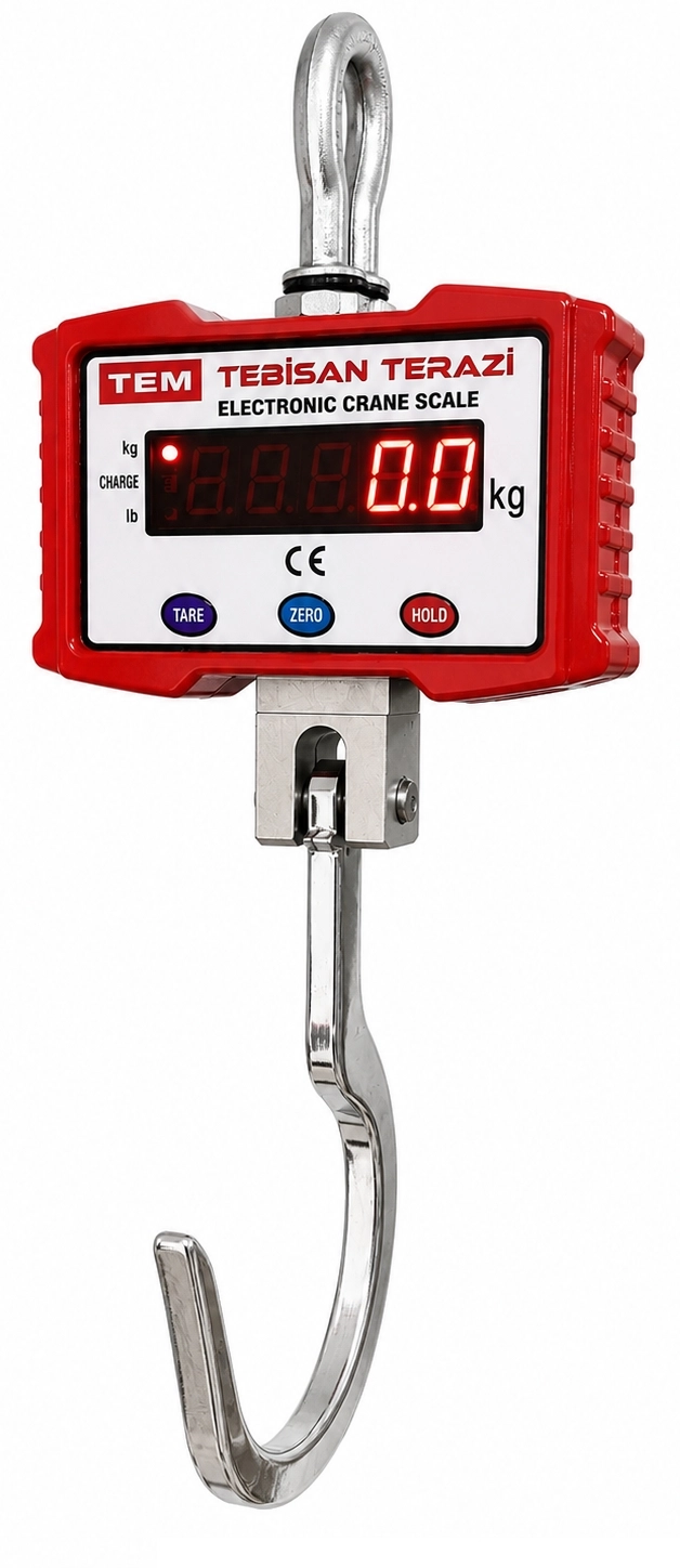 TEM ÇENGEL BASKÜLÜ 500KG 200GR KASAP KANCALI TARTIM CSH