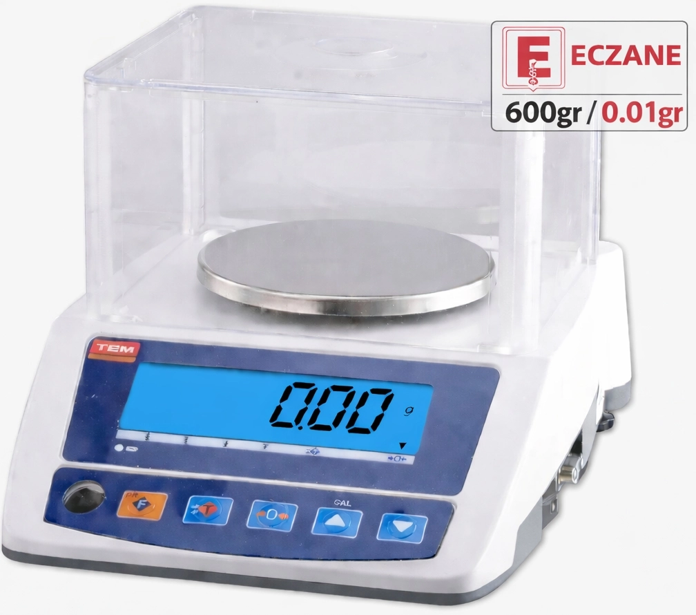 ECZANE TERAZİSİ TEM ADA 600GR 0,01GR BAKANLIK ONAYLI